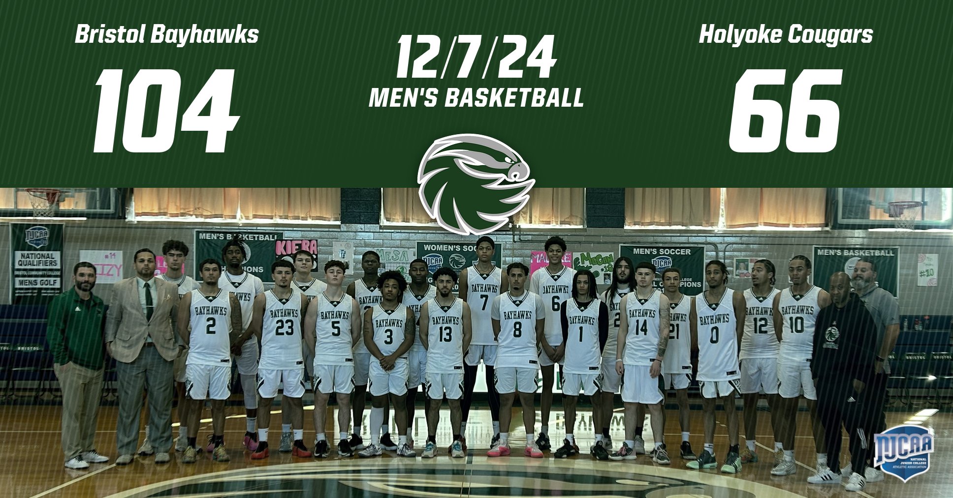 Bristol Blasts Holyoke 104-66. Moves to 9-2!