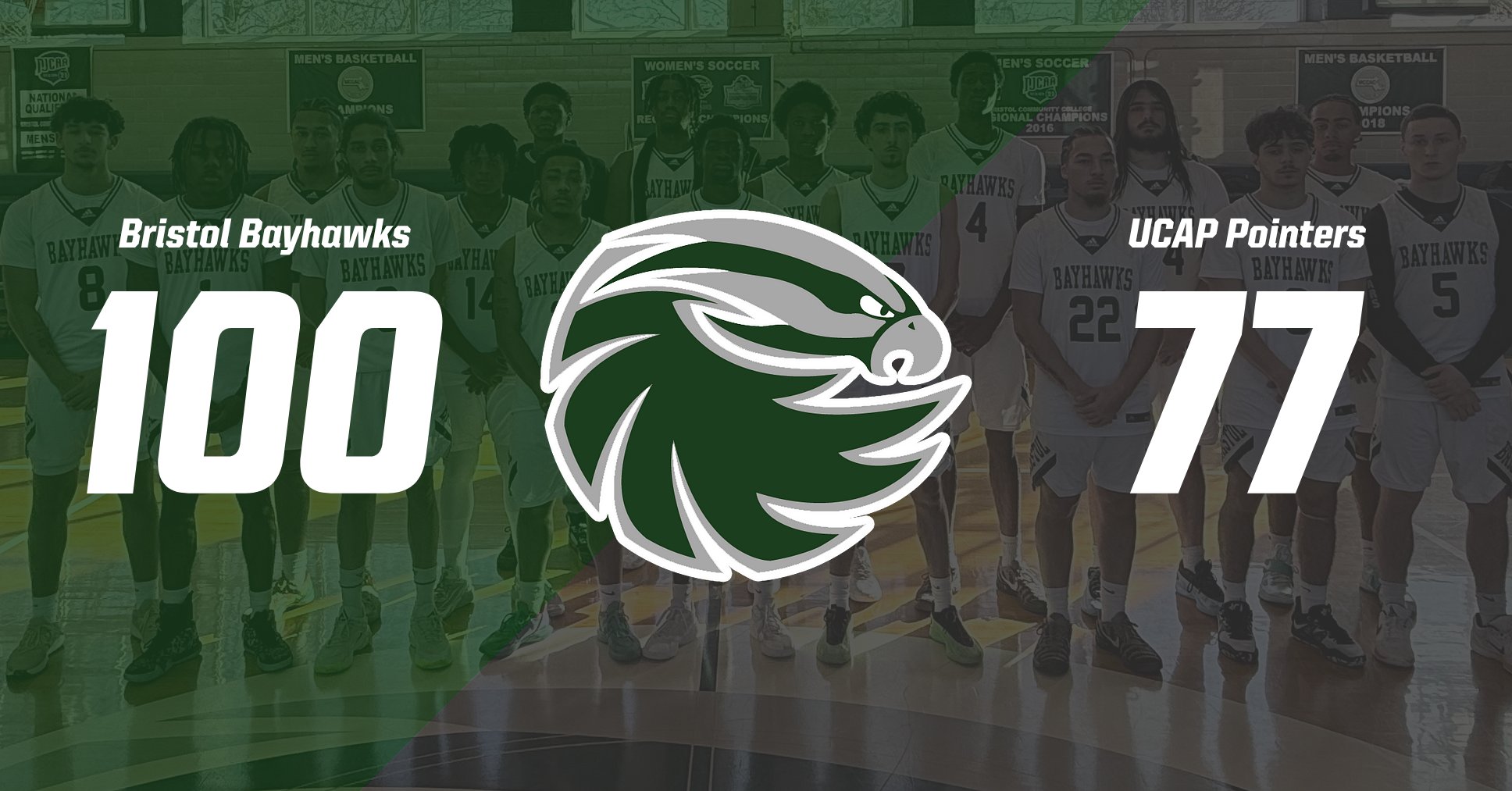 Big 2nd Half Boosts Bayhawks Past Pointers 100-77